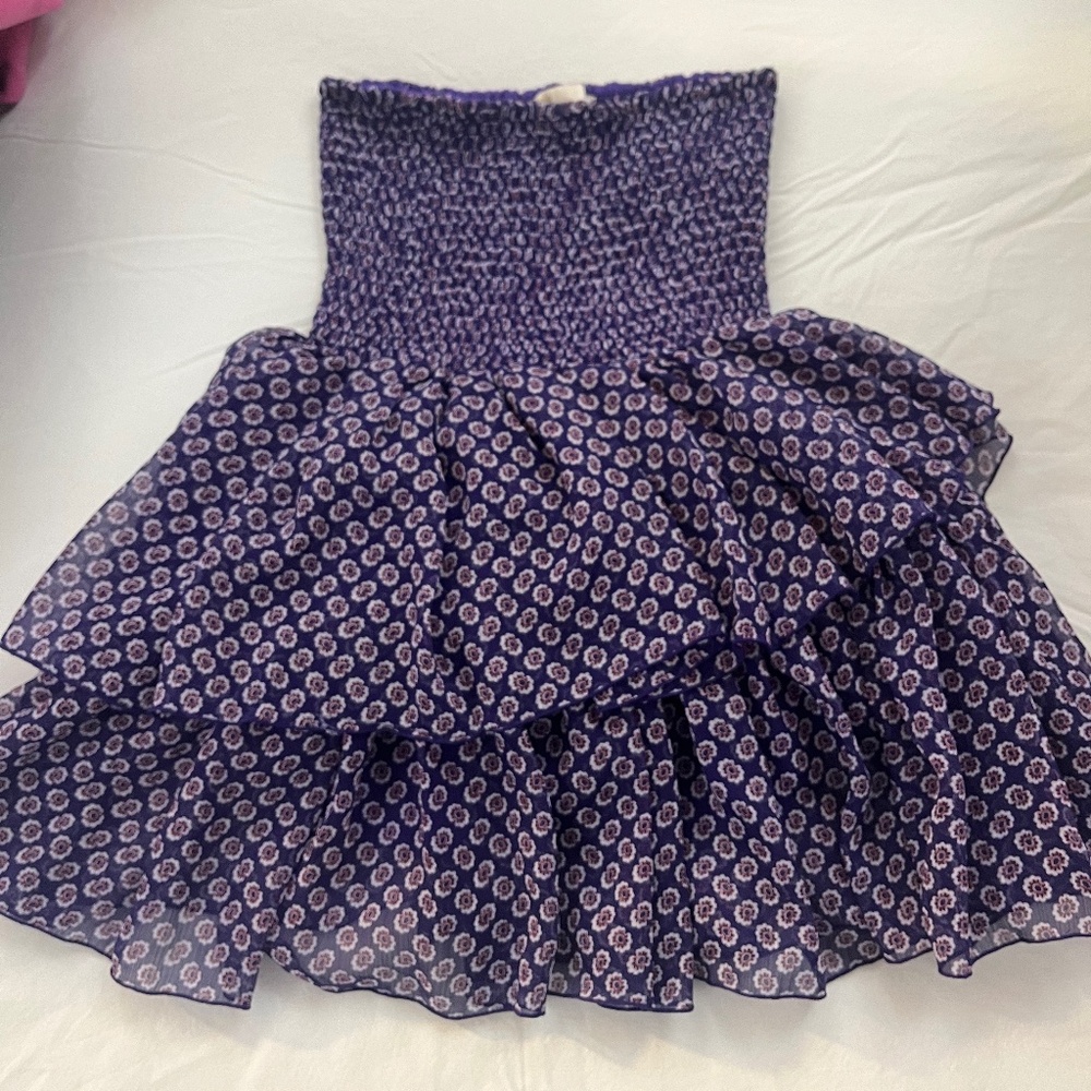 Maje floral print mini skirt